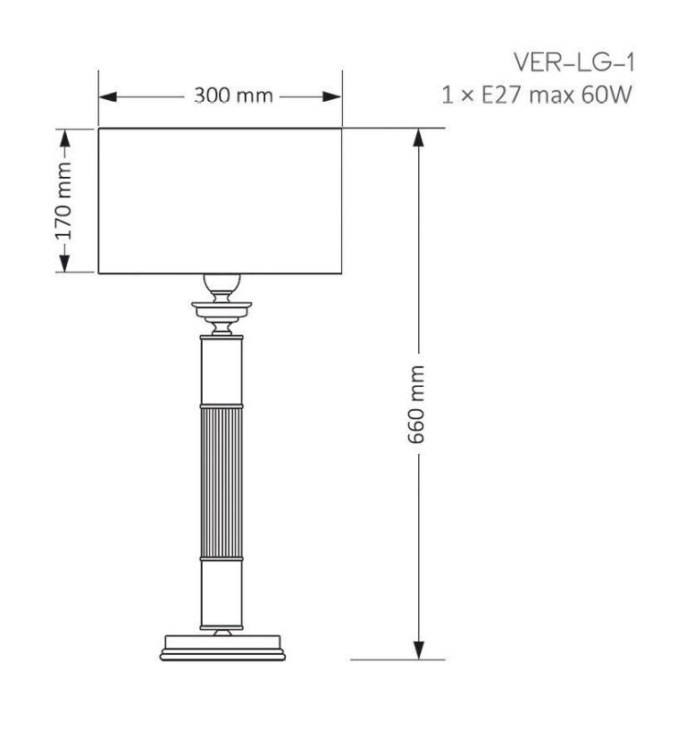 Kutek Mood VERDE - Lampă de mobilier VER-LG-1(Z) - auriu [2]