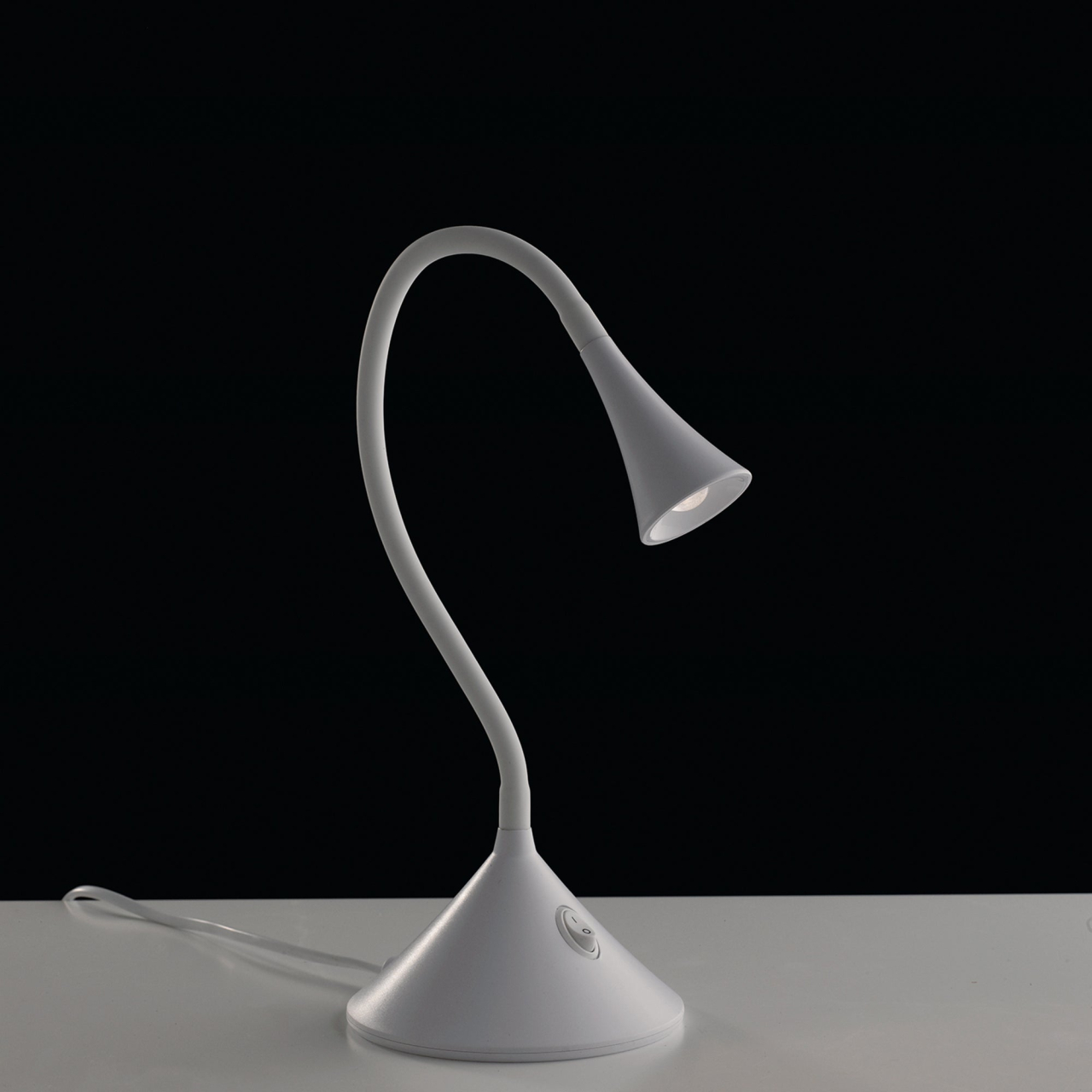 LAMPADA DA LETTURA LED NEWTON BIANCA 3,2W 300LM 4000K 13X13X51CM [3]