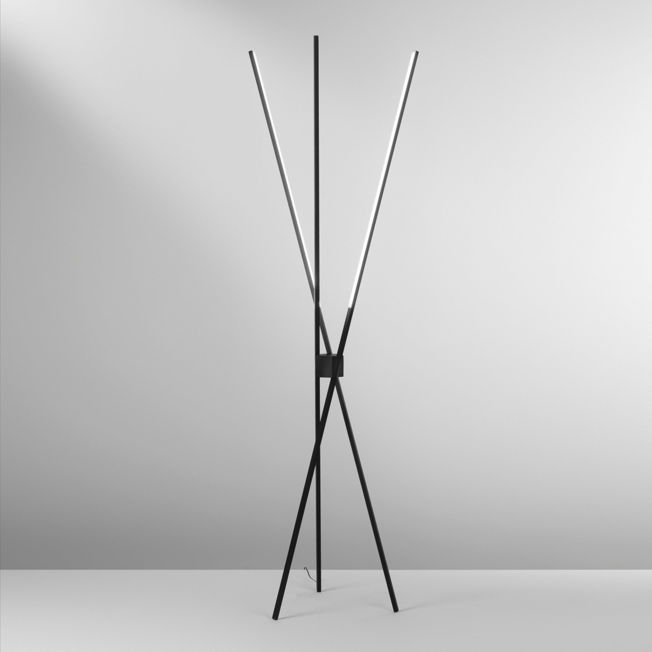 LAMPADAR LED SHANGHAI NEAGRĂ 31W 3990LM CCT 49,5X49,5X159CM [2]
