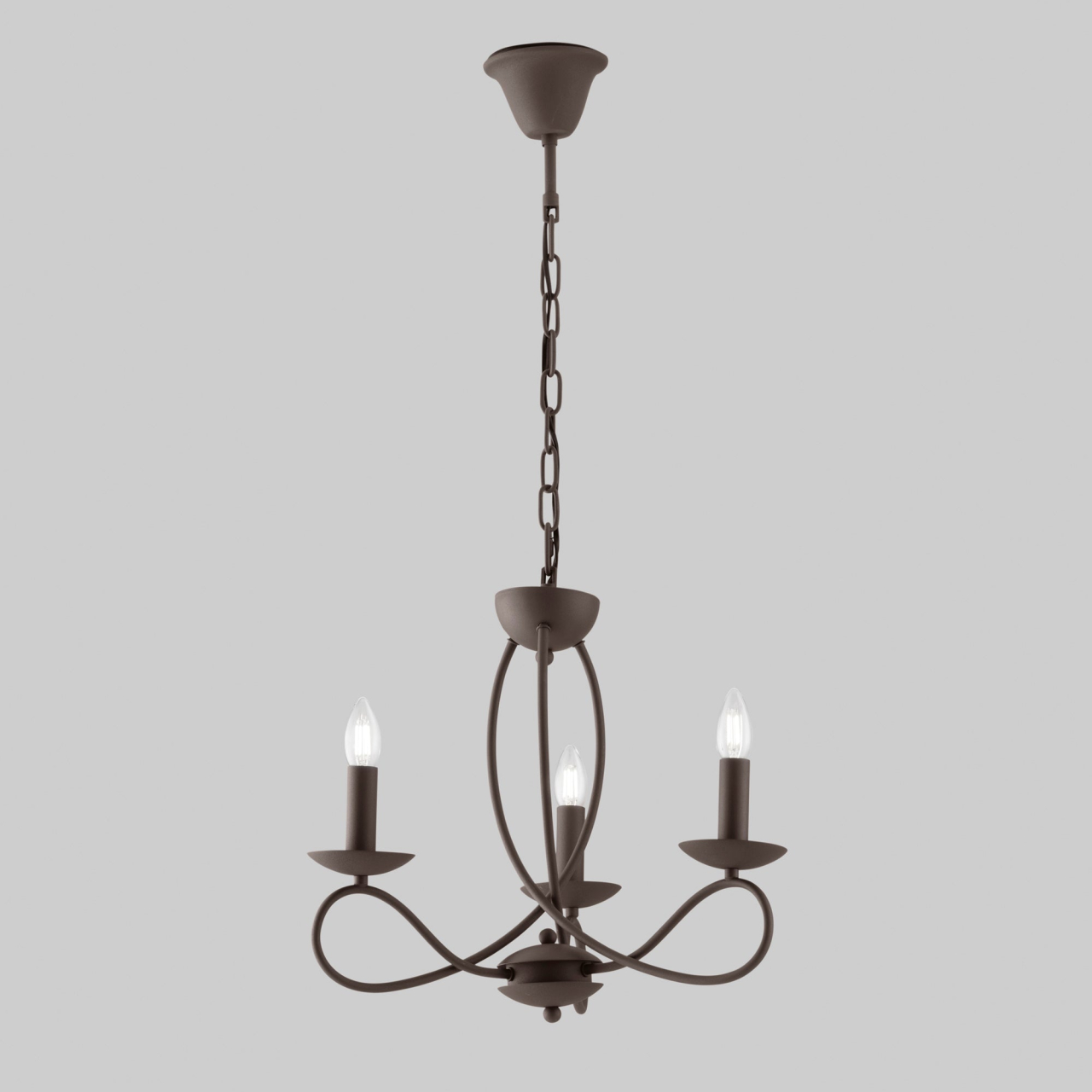 LAMPADARIO GINEVRA CORTEN 3XE14 48X120CM [2]