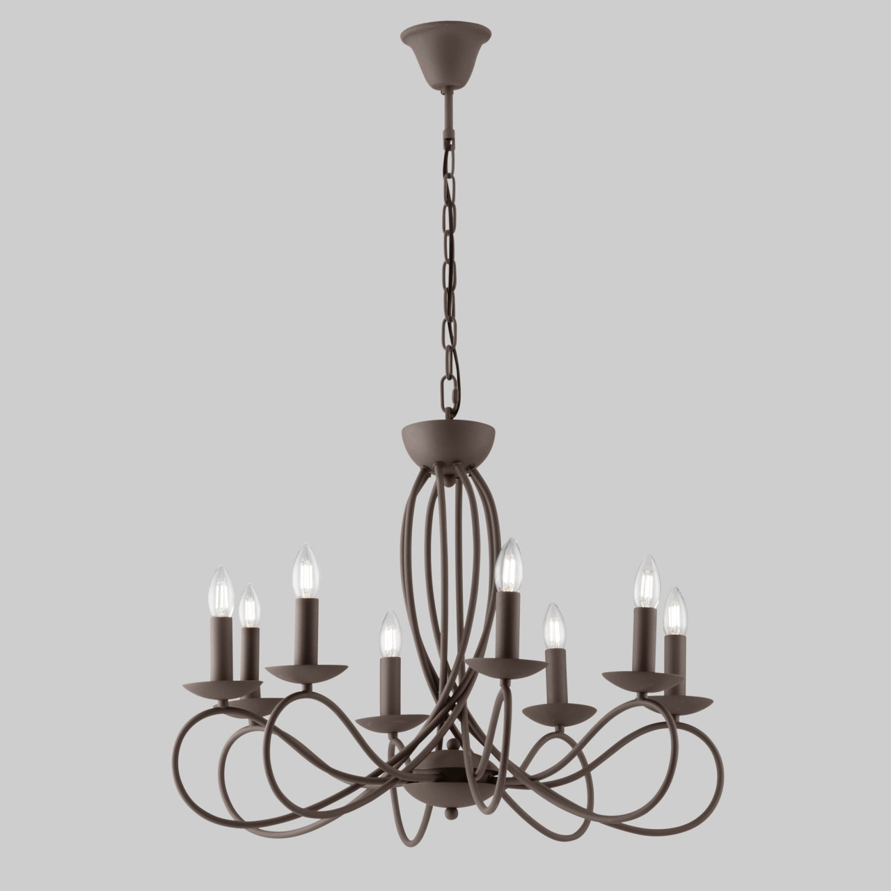 LAMPADARIO GINEVRA CORTEN 8XE14 70X120CM [2]