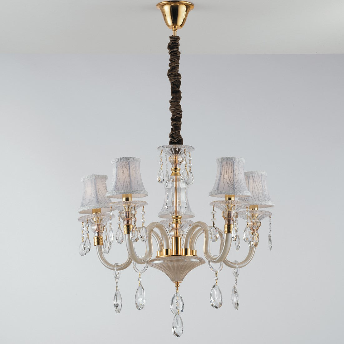 LAMPADARIO MONET ORO 5XE14 63X120CM [2]