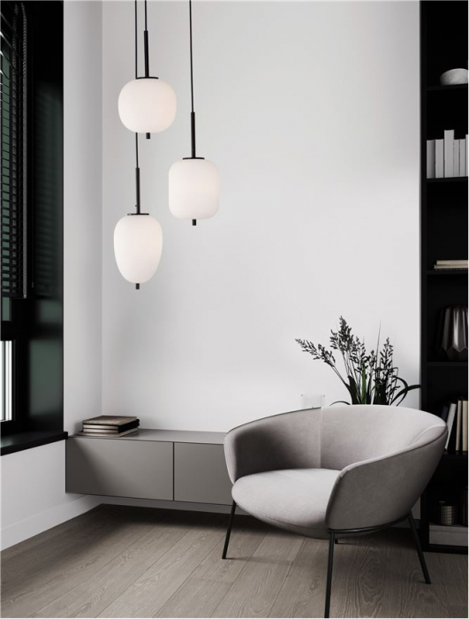 Lato black 3L CIRCLE - suspensie moderna 9624078 - corpuri de iluminat moderne [2]