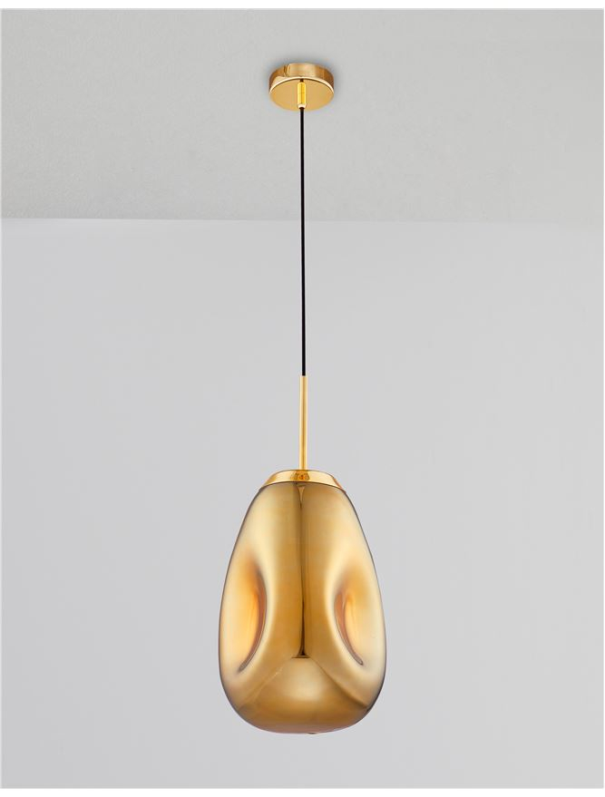 LAVA suspensie SP1 - 9190392 - Gold Metal Handmade Gold Glass [4]