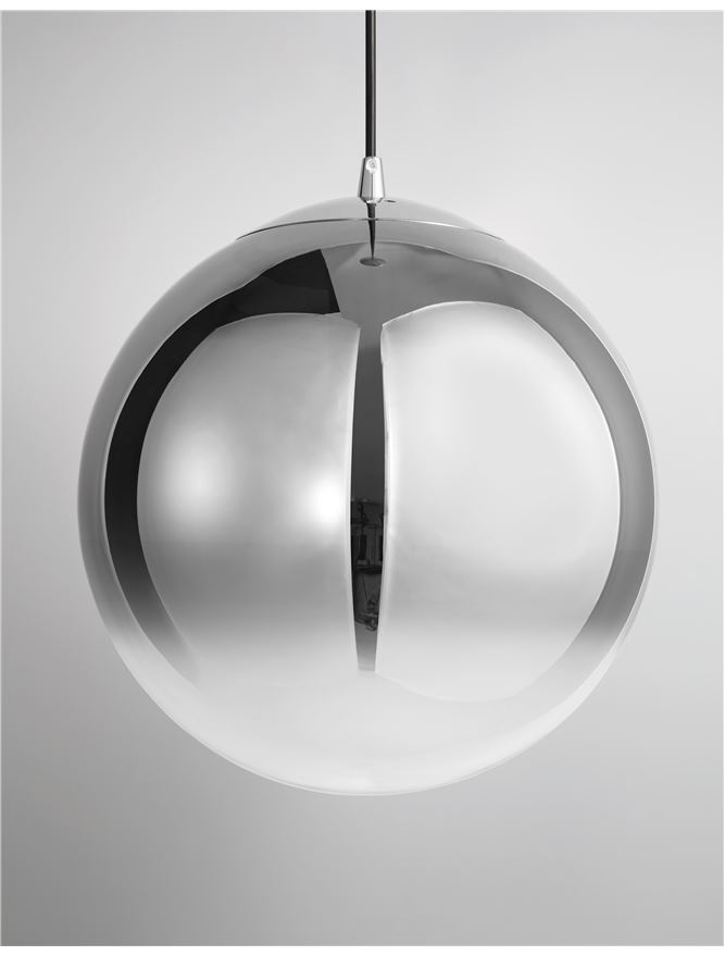 LAZIONE suspensie SP1 - 9080300 - Gradient Smoke Glass Chrome Aluminium [3]