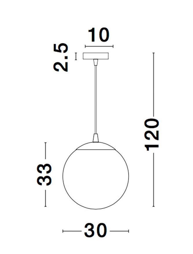 LAZIONE suspensie SP1 - 9080300 - Gradient Smoke Glass Chrome Aluminium [4]