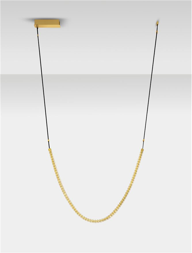 Suspensie moderna cristal Lazura Sp1 LINE - 62W - corpuri de iluminat moderne [1]