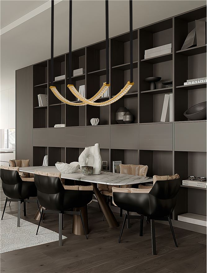 Suspensie moderna cristal Lazura Sp2 LINE - 65W - corpuri de iluminat moderne [3]