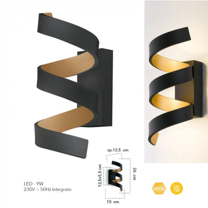 LED-HELIX-AP3 - Aplica LED Moderna [2]