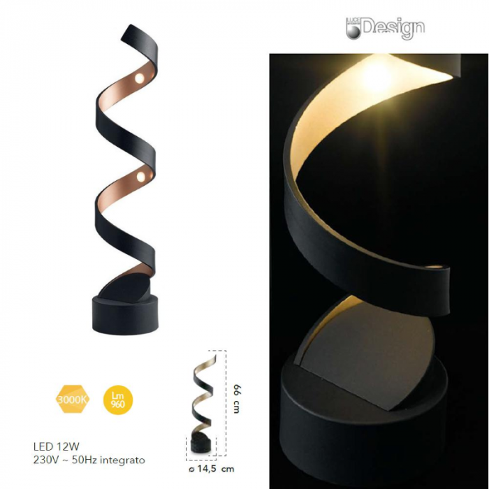 LED-HELIX-L4 Veioza LED moderna [2]