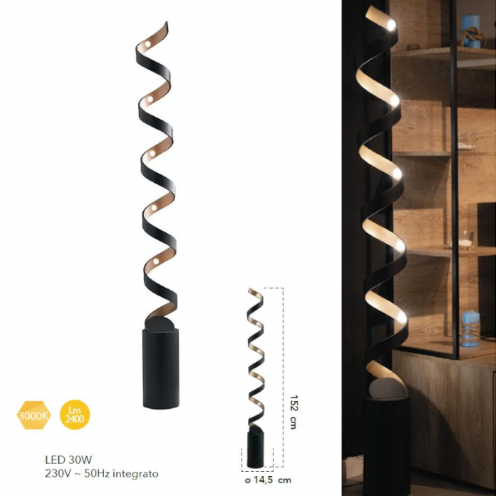 LED-HELIX-PT10 Lampadar LED modern [3]