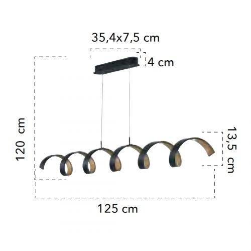 LED-HELIX-S6C NER lustra LED 4000K [2]