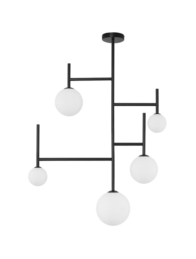 LICATO suspensie SP5 - 9043304 - Opal Glass Sandy Black Aluminium [2]