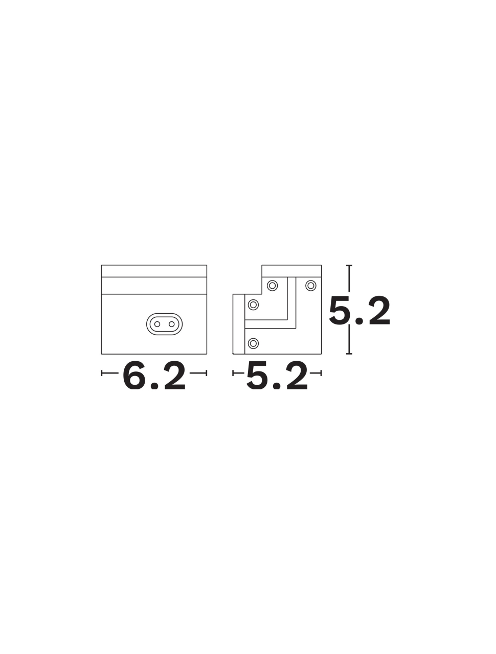 Linear Lighting Profiles B-End Cap-L3.5 [2]