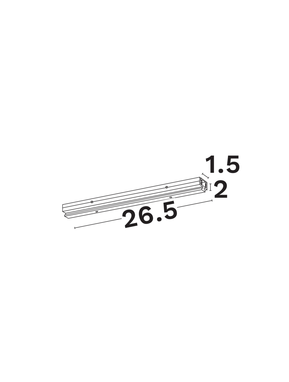 Linear Lighting Profiles B-when surfaced mounted-L26.5 [4]