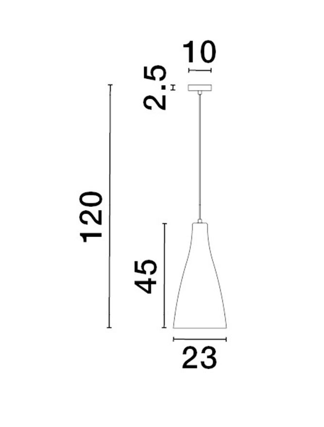 LIVTAR suspensie SP1 - 9009230 - Gold Metal Gradient Glass [4]