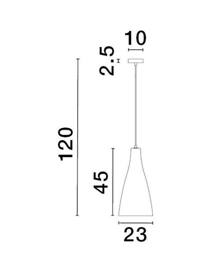 LIVTAR suspensie SP1 -  9009232 - White Glossy Glass [5]