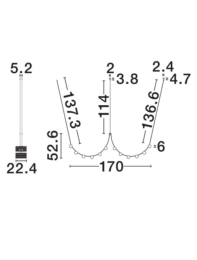 Luma  - Suspensie moderna LED 52W [8]
