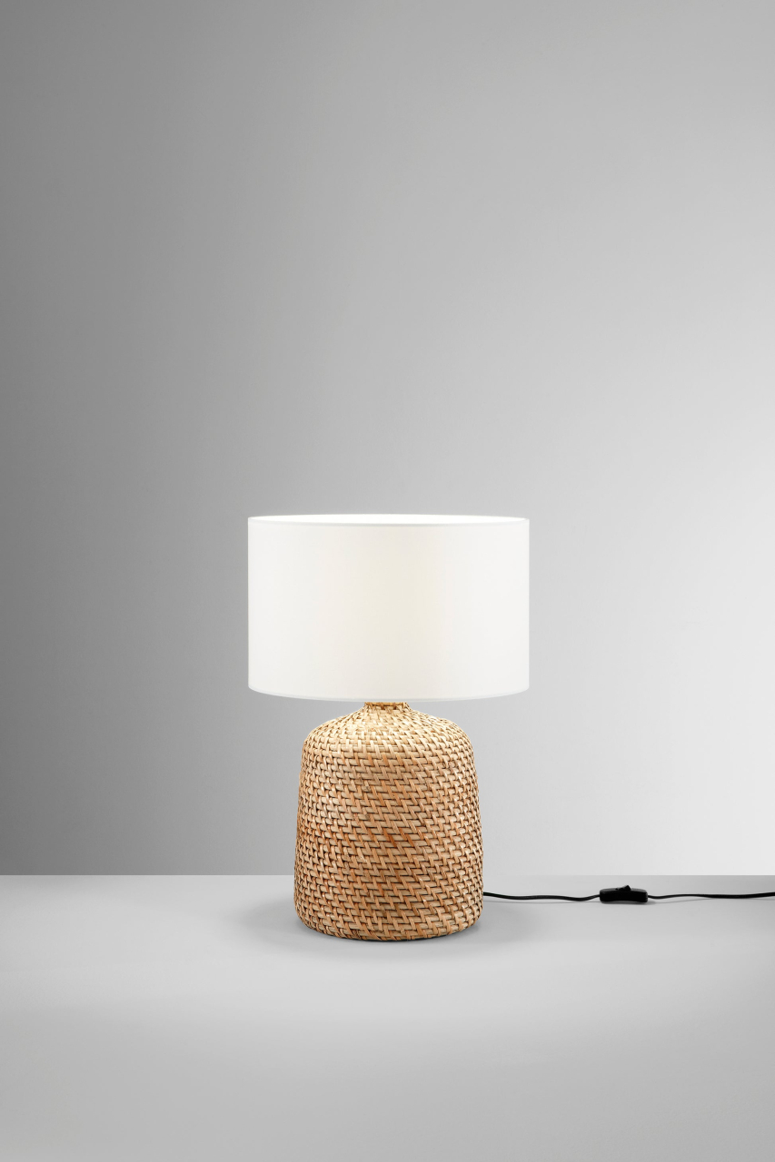 Lume MALACCA in legno intrecciato Rattan [3]