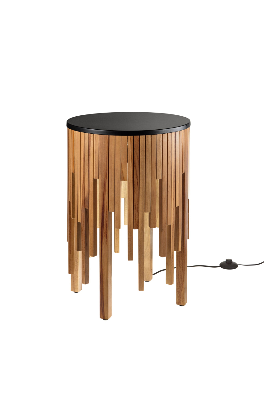 LUME-PIANTANA/TAVOLO KENGO ILLUMINATO A LED 40X40X60CM [3]