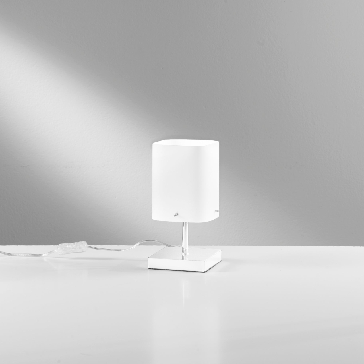LUME SQUARE BIANCO 1XE27 12X12X29CM [2]