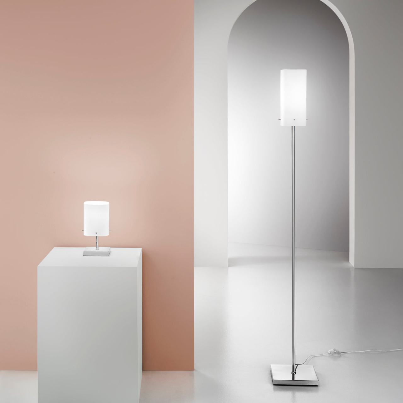 LUME SQUARE BIANCO 1XE27 12X12X29CM [3]