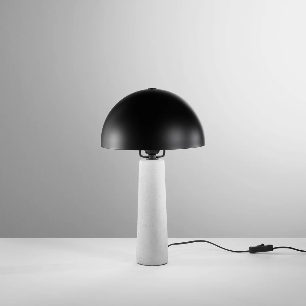LUME VITRUVO IN CERAMICA NERA MISURA TOTALE D25XH44CM [2]