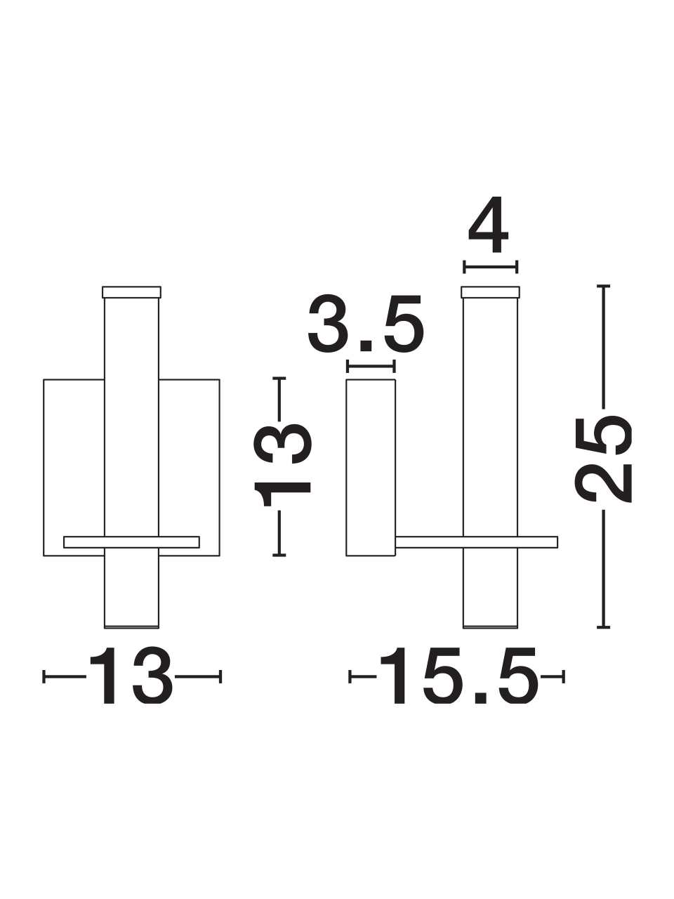 LUMIEN 1 black - aplica moderna AP1 [8]