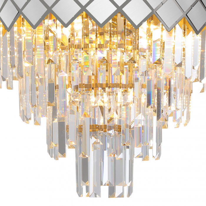 Candelabru modern Carisma - finisaj crom MILAGRO 8888 (semiplafon) [2]