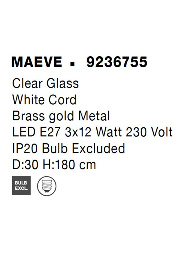 Maeve SP3 - suspensie alama- Nova Luce [7]