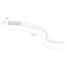 Magnetic track line 5mm 20W 4000K [2]