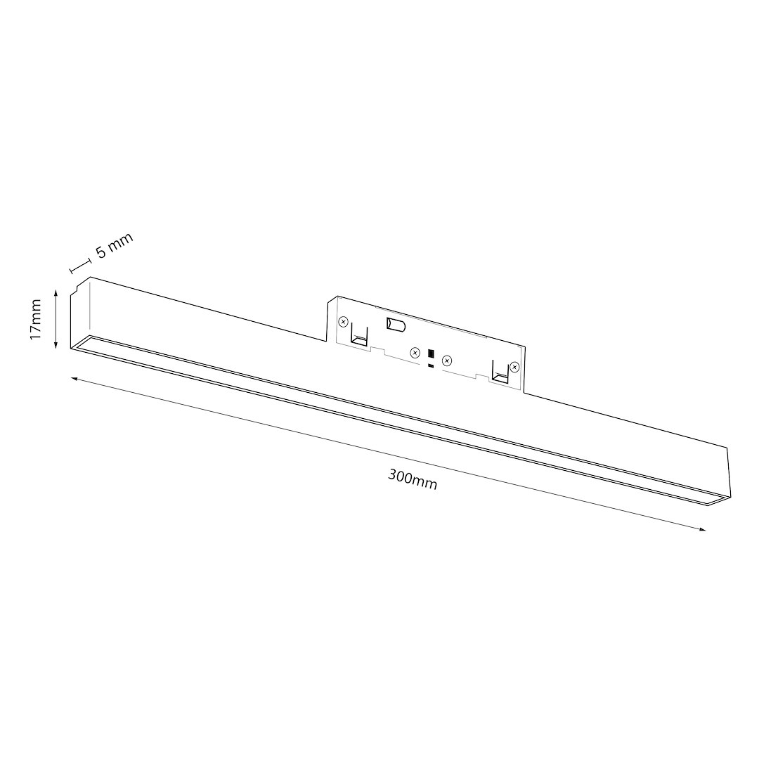 Magnetic track 5mm 10W 4000K - proiector liniar [4]