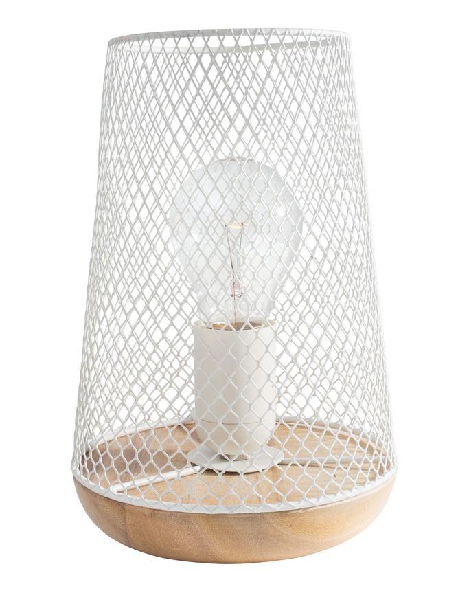 MARCO veioza - 9014065 - White Metal Natural Wood [2]