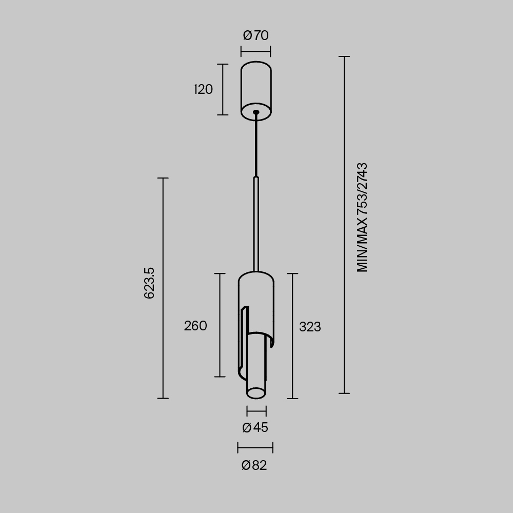 Pendul Maytoni Maris auriu MOD499PL-L6GK [6]