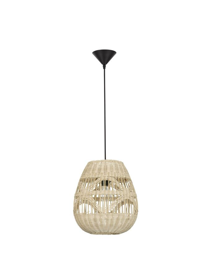 MARLO suspensie SP1 - 9586501 - Natural Ratan Black Fabric Wire & Base [2]