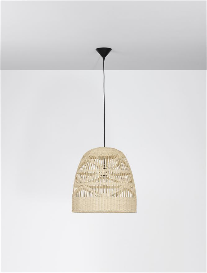 MARLO suspensie SP1 - 9586504 - Natural Ratan Black Fabric Wire & Base [3]