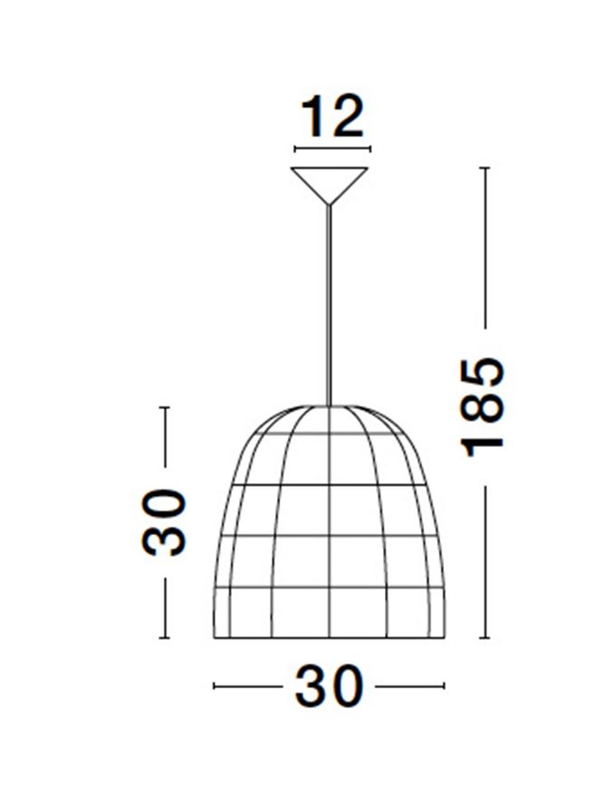 MARLO suspensie SP1 - 9586505 - Natural Ratan Black Fabric Wire & Base [5]
