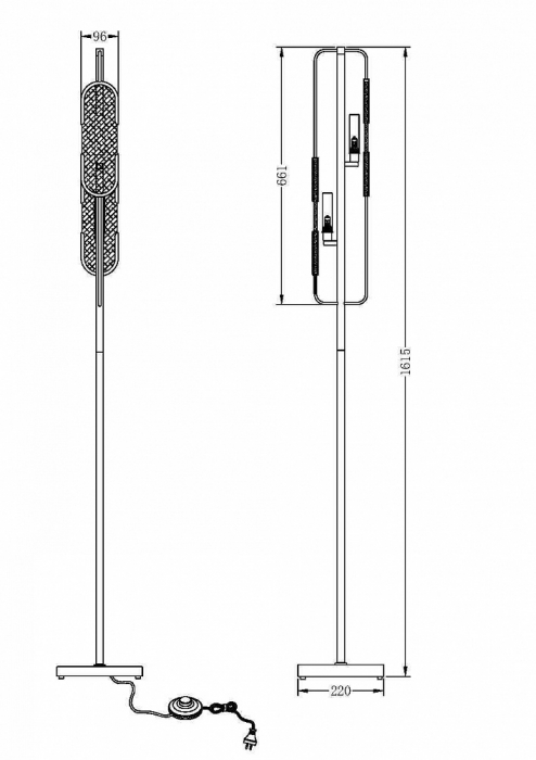 Lampadar Marmo- MOD099FL-02G - Maytoni [2]