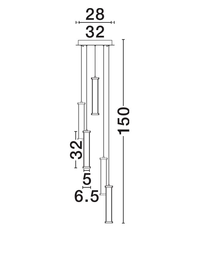 PHEME SP5 - Matt Black Metal Base, Satin Nickel & Clear Acrylic [7]