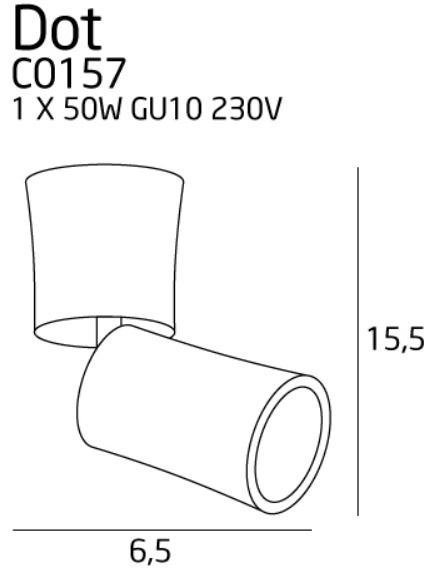Maxlight C0157 Dot - spot aplicat [5]