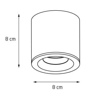 Maxlight C0216 Form IP65 - spot aplicat [3]
