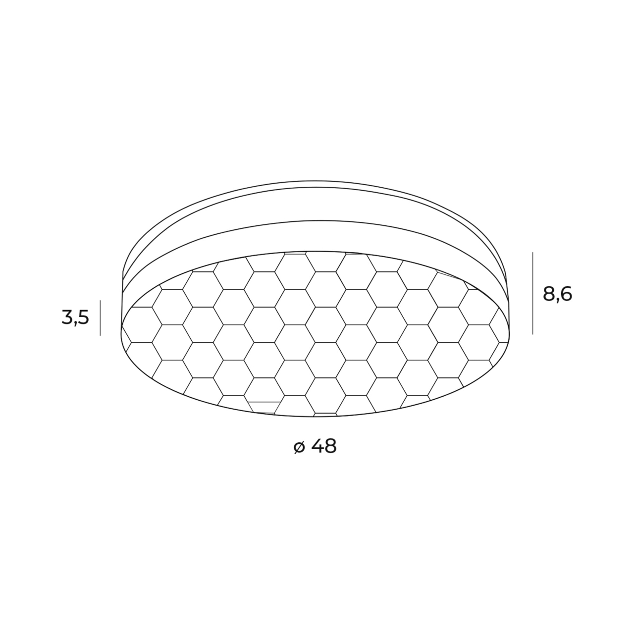 MAXLIGHT C0218 Plafoniera SEKKO [4]