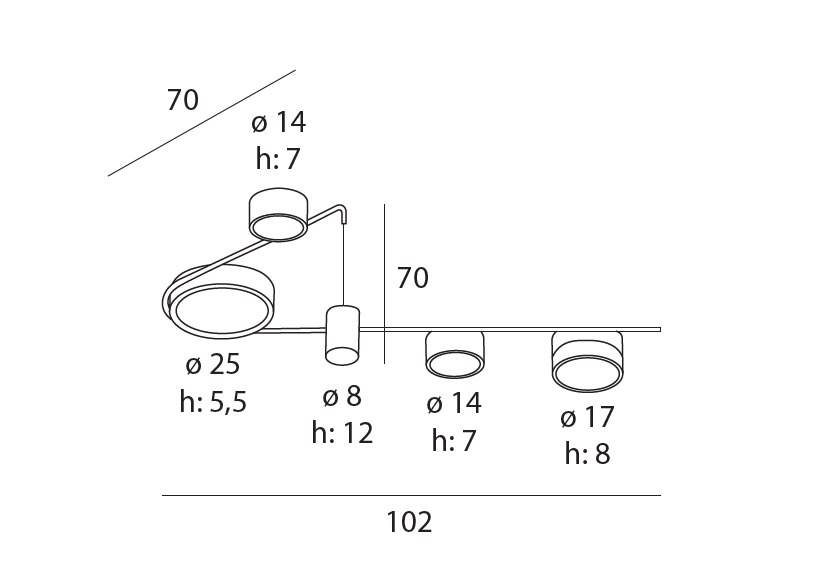 MAXLIGHT C0250 Plafoniera  ZUMAIA Ii [3]