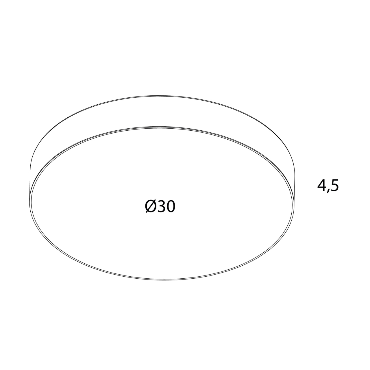 MAXLIGHT C0271 Plafoniera LUMOS 24W, ALB,IP44 [4]