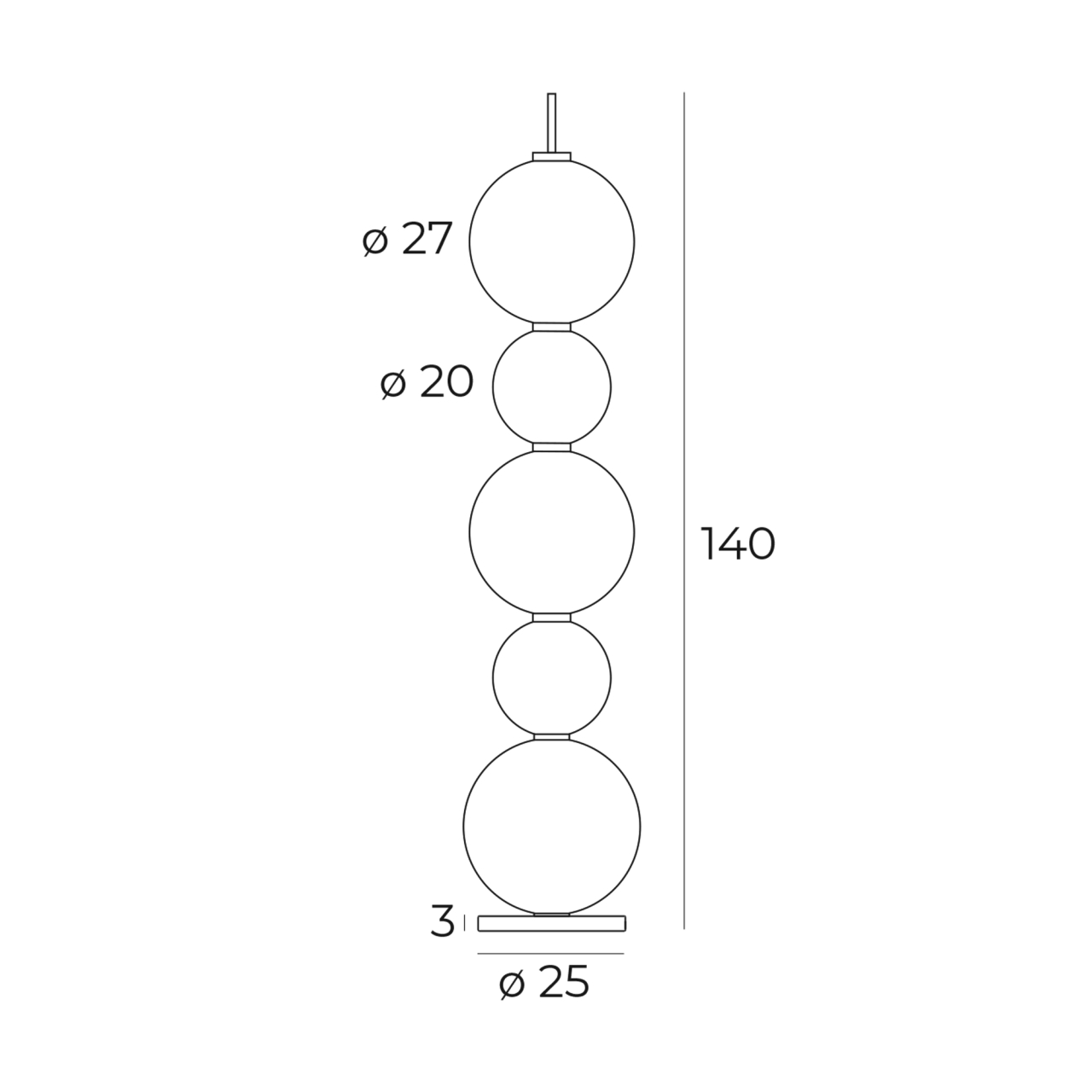 MAXLIGHT F0058 LAMPADAR TAMA [7]