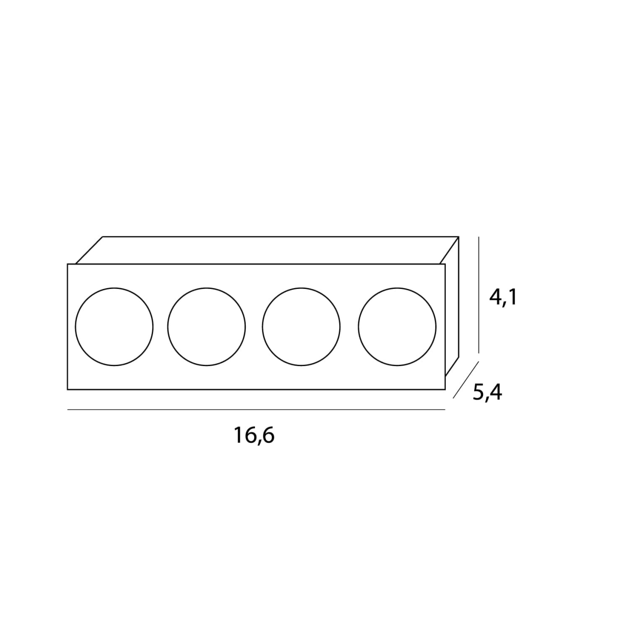 Maxlight HM180 4L Modular LED Module  12W [4]
