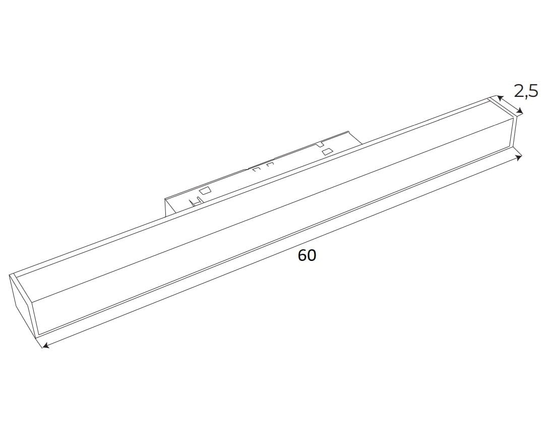Maxlight Magnetic M0001N Lampa magnetica liniara System Zigbee/Tuya 18W 1126LM [5]