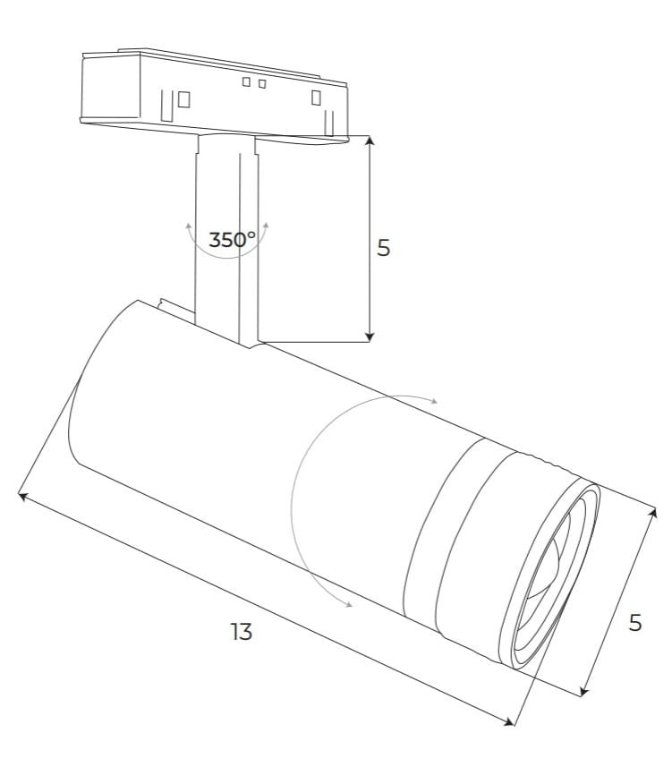 Maxlight M0013Z Magnetic Zoom Refelctor Zigbee [3]