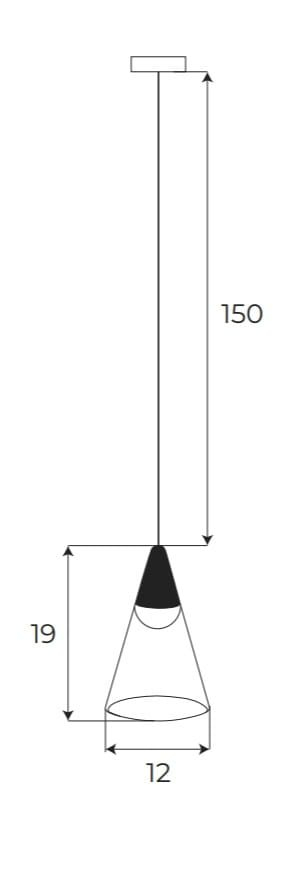 Maxlight M0015D Magnetic Pendant Shade Dali 6W 363LM 3000K [5]