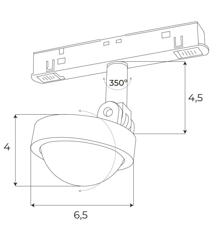 Maxlight M0018N Magnetic Spotlight On/Off [3]